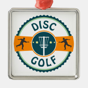 Disc Golf Metal Ornament