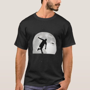 Disc Golf Moon Throwing Gift T-Shirt