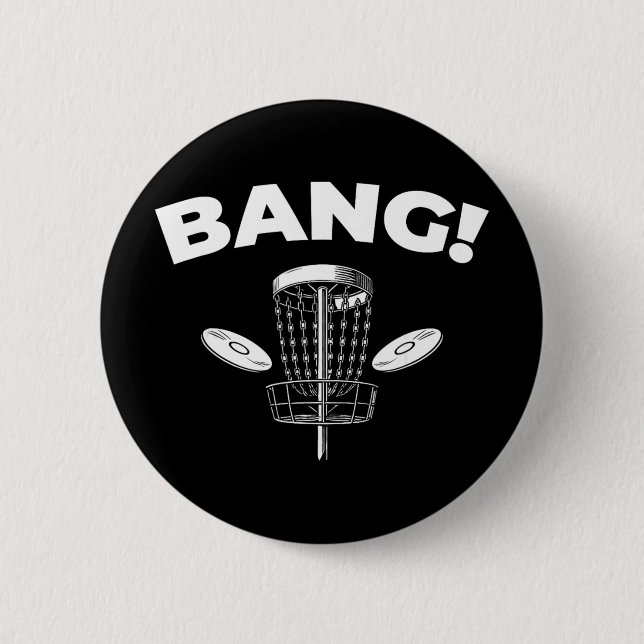 Disc Golf Outdoor Sport - Frisbee Golf _7  Button (Front)