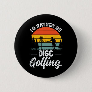 Disc Golf Player _4  Button