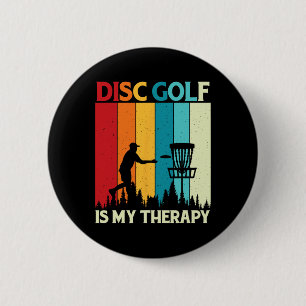 Disc Golf Player _5  Button