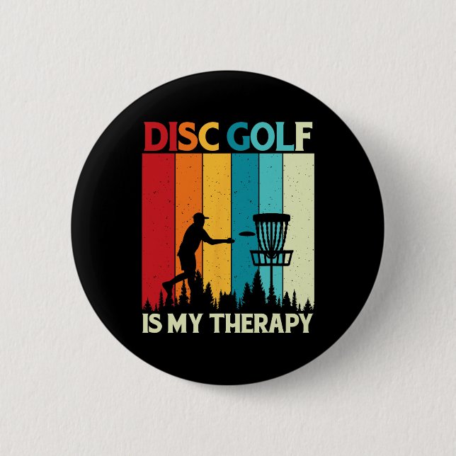 Disc Golf Player _5  Button (Front)
