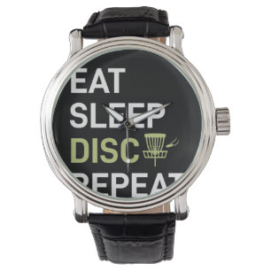 Disc Golf Player   Eat Sleep Disc Golf Repeat Watch