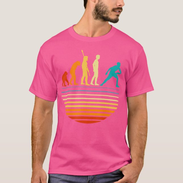 Disc Golf Player I Evolution T-Shirt (Front)