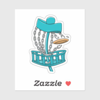 Disc Golf Rattling Chains Sticker