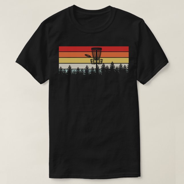 Disc Golf Retro 5 T-Shirt (Design Front)