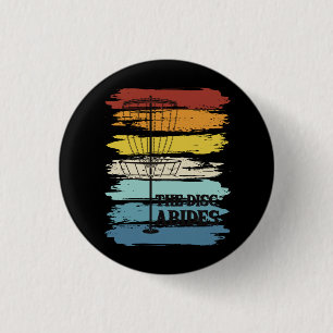 Disc Golf Retro Button