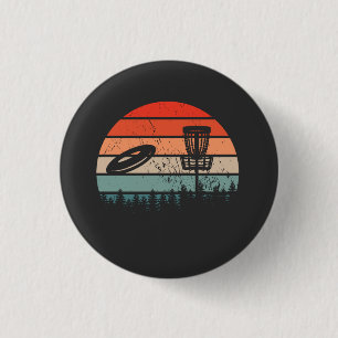 Disc Golf Retro Button