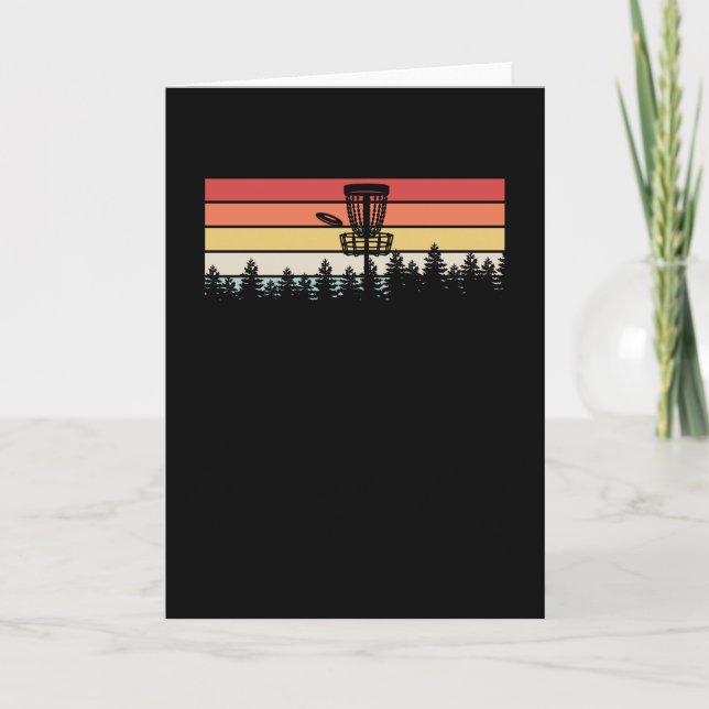 Disc Golf Retro Card (Front)