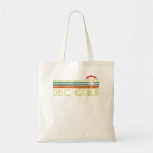 Disc Golf Retro Disc Golf Player Frisbee Disc Golf Tote Bag