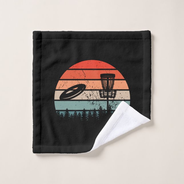 Disc Golf Retro Golf  Wash Cloth (Wash Cloth)