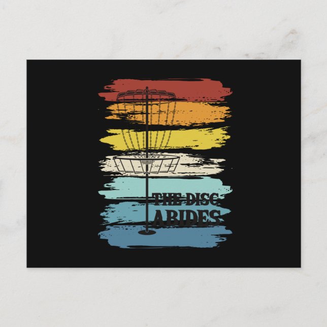 Disc Golf Retro Postcard (Front)