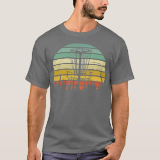 Disc Golf retro sunset T-Shirt