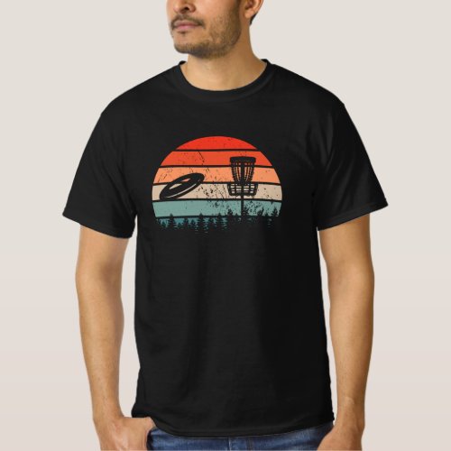 Disc Golf Retro T_Shirt