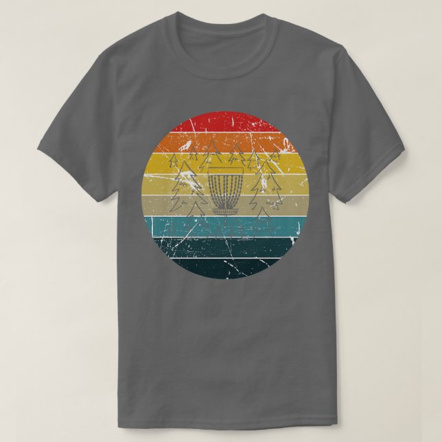 Disc Golf Retro Vintage T-Shirt (Design Front)