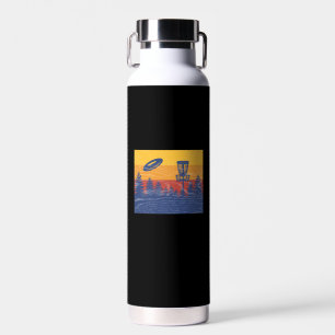Disc Golf Retro Water Bottle