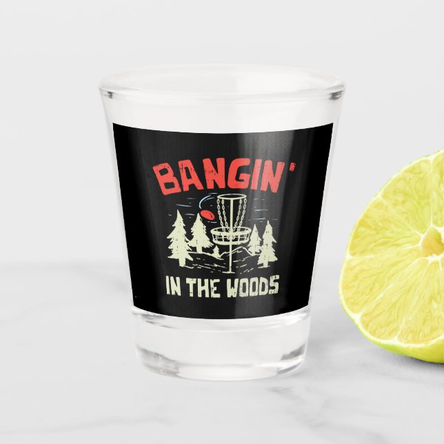 Disc Golf Shot Glass (Front)