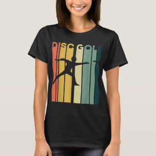 Disc Golf Silhouette Retro Vintage 70s 80s T-Shirt Disc Golf Silhouette Retro Vintage 70s 80s T-Shirt