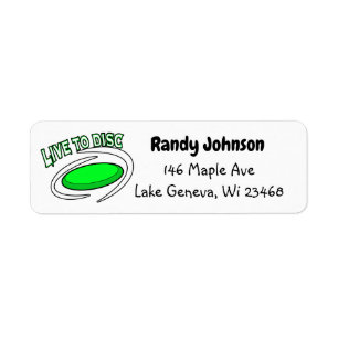 Disc Golf Sport   Live to Disc Label