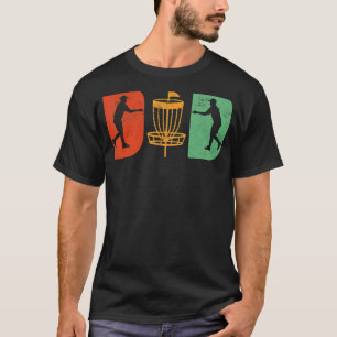 Disc Golf Sports Vintage Disc Golf Dad Father's D T-Shirt