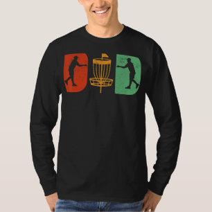 Disc Golf Sports Vintage Disc Golf Dad Father's D T-Shirt