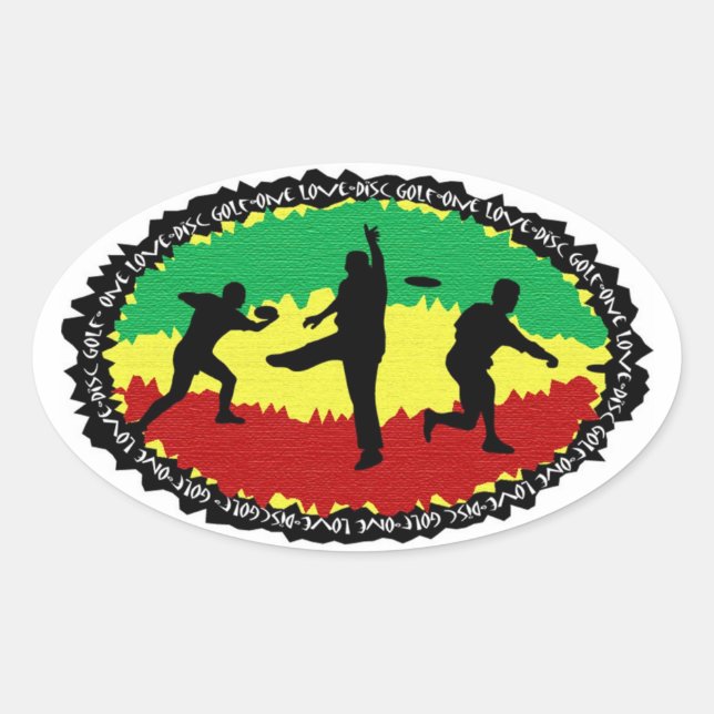 disc golf sticker (Front)
