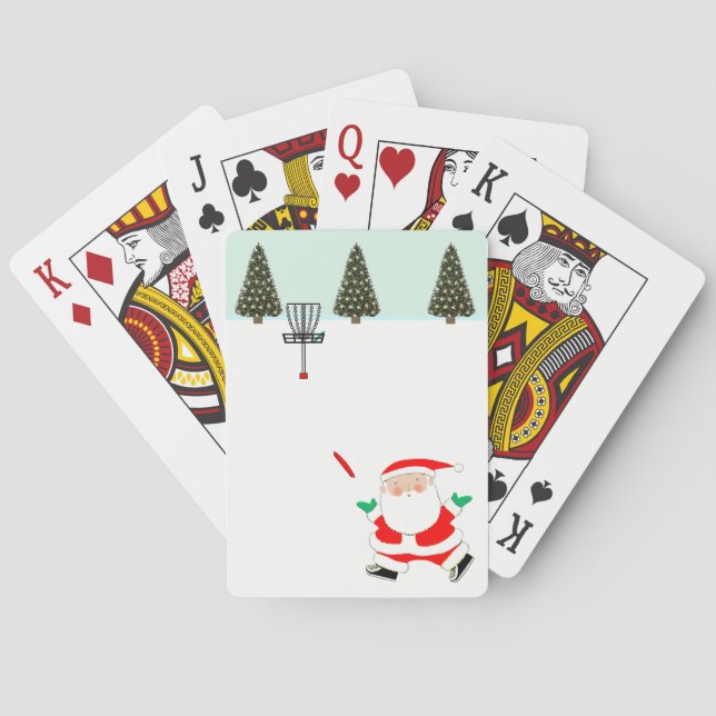 Disc Golf Stocking Stuffer Poker Cards (Back)