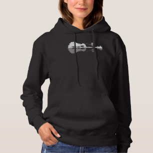 Disc Golf Sunset Guitar Guitarist Player Golfing G Hoodie