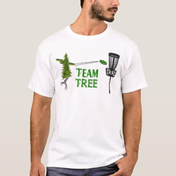 Disc Golf Team Tree T-shirt by ZAGHOO at Zazzle