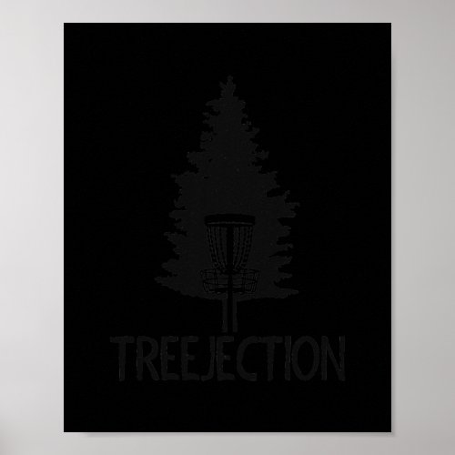 Disc Golf Treejection  Poster