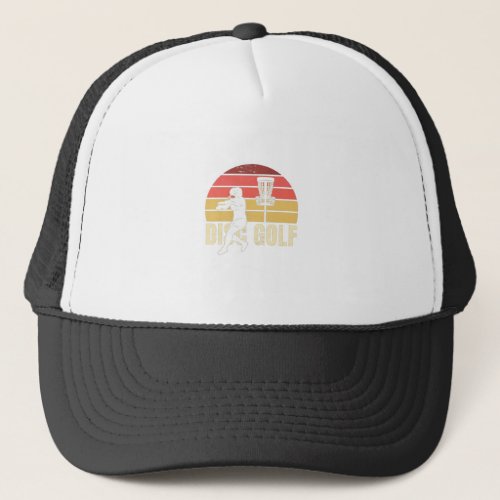 Disc golf trucker hat