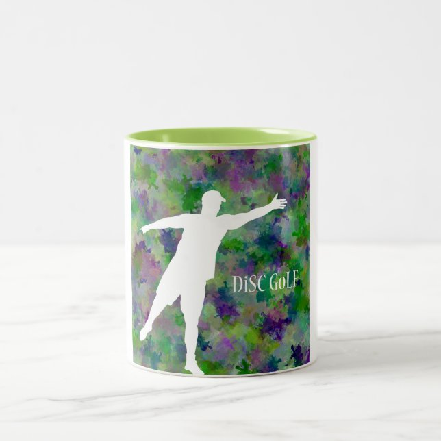 Disc Golf Two-Tone Coffee Mug (Center)