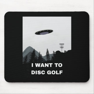 Disc Golf Ufo  Mouse Pad