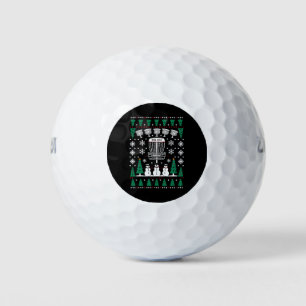Disc Golf Ugly Christmas Sweater Pajama Gifts Balls