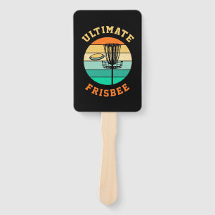 Disc Golf Ultimate Frisbee Hand Fan
