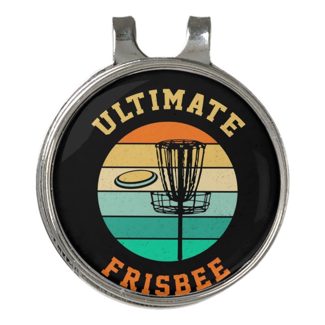 Disc Golf Ultimate Frisbee Hat Clip (Front)