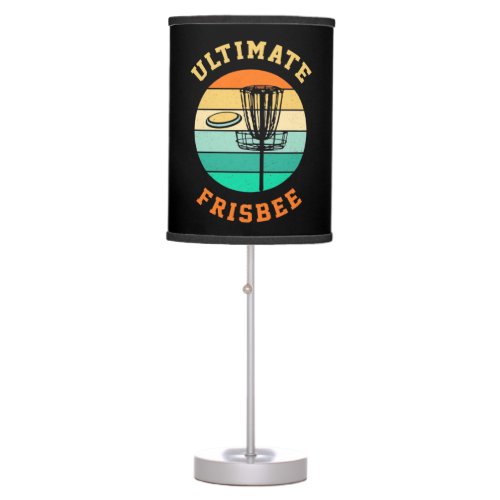 Disc Golf Ultimate Frisbee Table Lamp