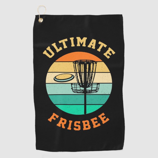Disc Golf Ultimate Frisbee Towel (Front)