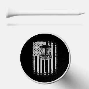 Disc Golf USA Flag Golfer Golfing Sport Lover Tees