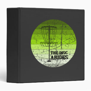 Disc Golf Vintage 3 Ring Binder