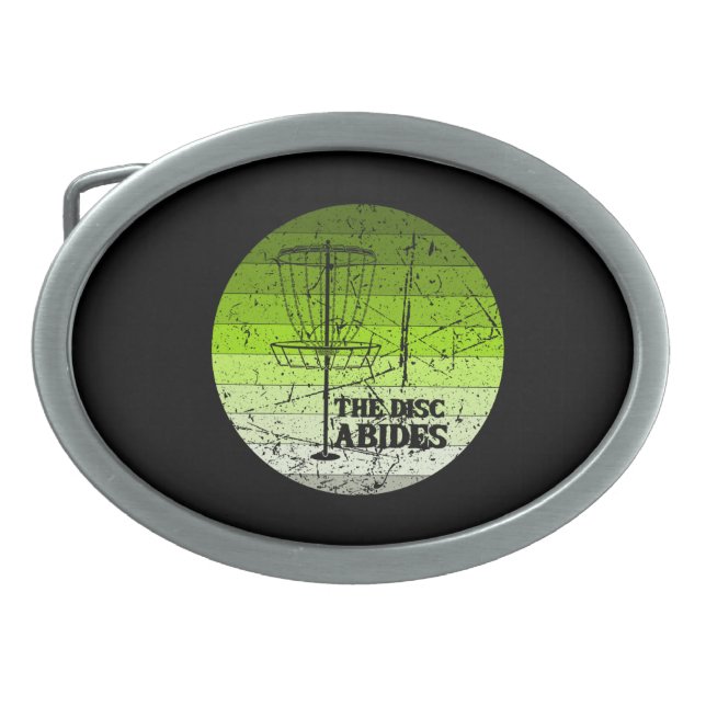 Disc Golf Vintage Belt Buckle (Front)