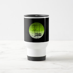 Disc Golf Vintage Travel Mug