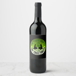 Disc Golf Wine Label