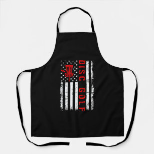 Disc Golf With USA Flag best golf gifts Apron