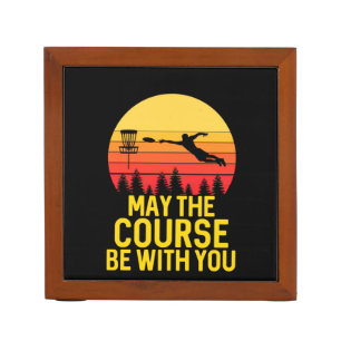 Disc Golf With You Desk Organizer