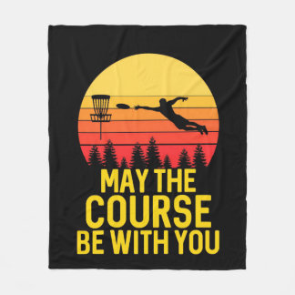 Disc Golf With You Fleece Blanket