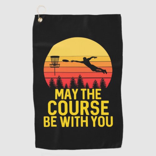 Disc Golf With You Golf Towel
