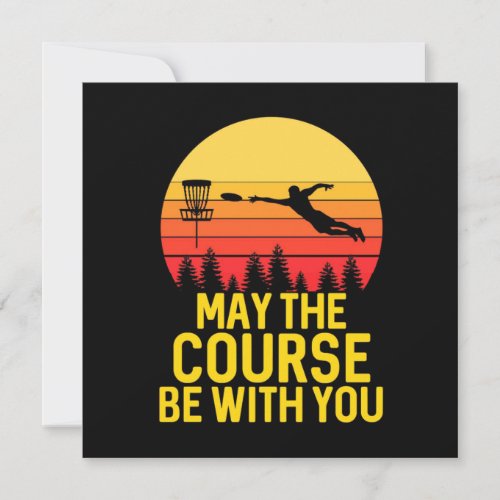 Disc Golf With You Holiday Card