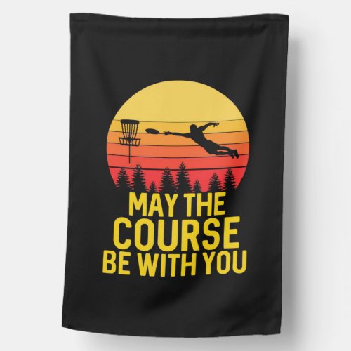 Disc Golf With You House Flag