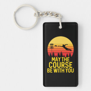 Disc Golf With You Keychain